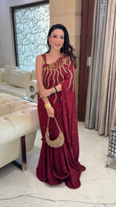Sun drape saree